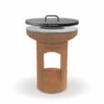 BonBiza Kochfeuerstelle mit Grillplatte für Outdoor-Kochen