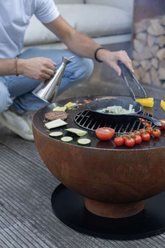 HEAT Gystad Kochfeuerstelle | Plancha & Grill – kompakt & aus Roststahl