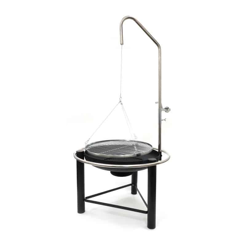 HEAT Pendal Kochfeuerstelle | 76-cm-Feuerschale & höhenverstellbarer Grillrost