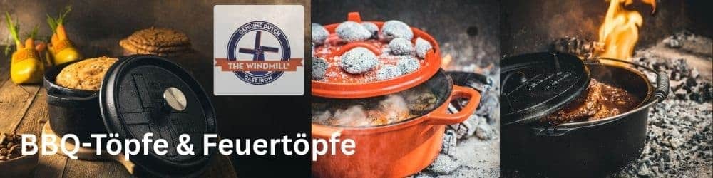 BBQ- & Feuertöpfe aus Gusseisen | Outdoor Cooking