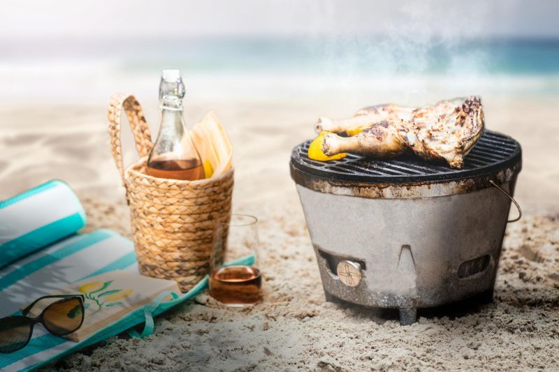 Camping-Ofen Ø 31,5 cm | Outdoor-Kocher ohne offenes Feuer