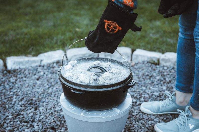 Camping-Ofen Ø 31,5 cm | Outdoor-Kocher ohne offenes Feuer