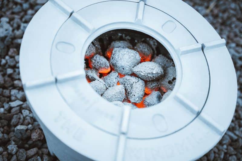 Camping-Ofen Ø 31,5 cm | Outdoor-Kocher ohne offenes Feuer