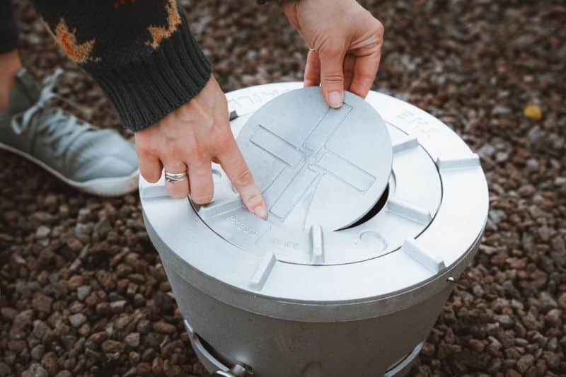 Camping-Ofen Ø 31,5 cm | Outdoor-Kocher ohne offenes Feuer