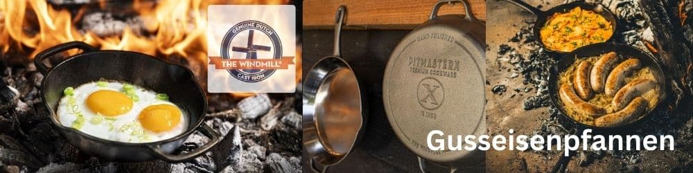 Gusseisenpfannen & Skillets für Outdoor Cooking | Offenesfeuer.com