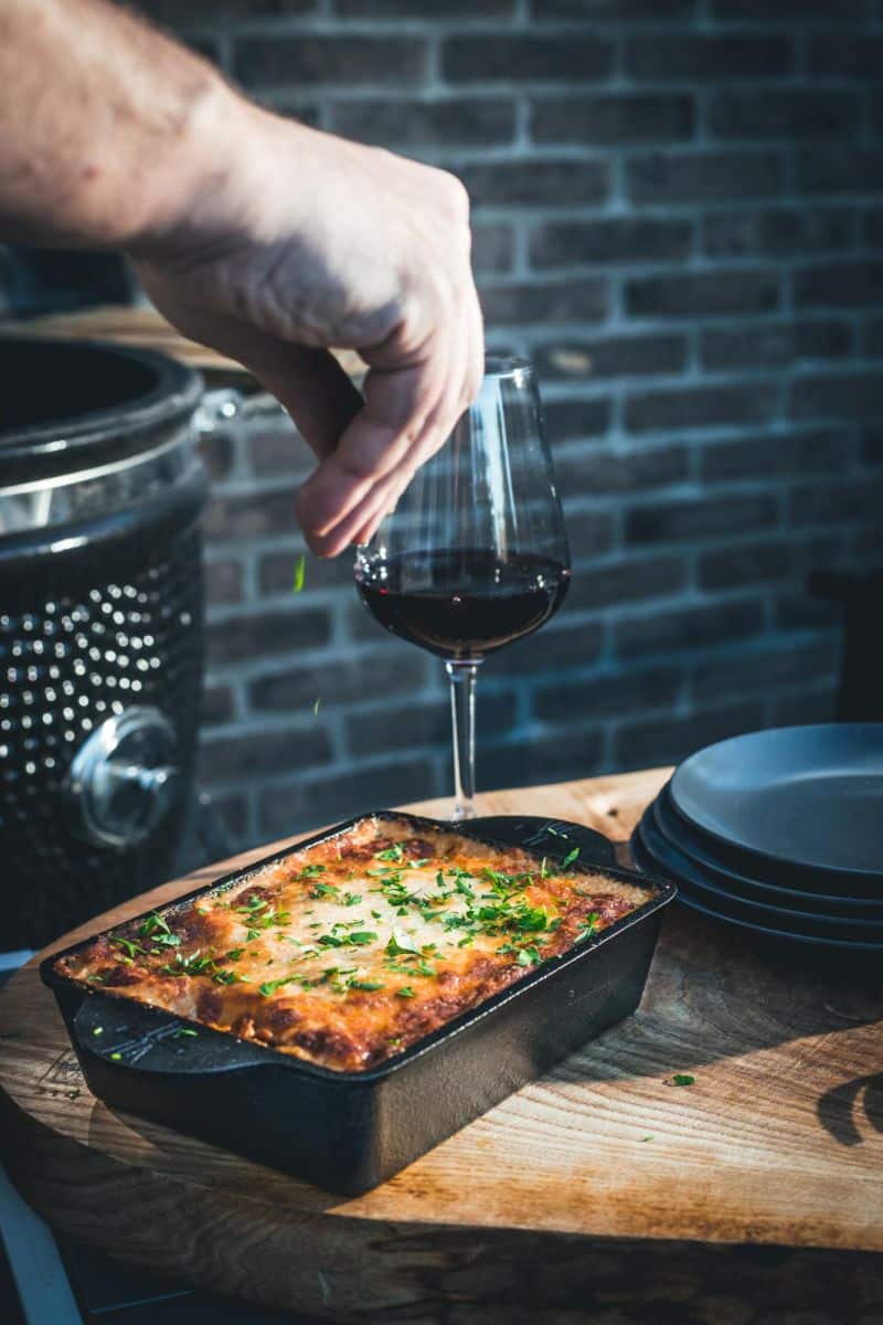 Gusseisen-Auflaufform | Kompakte Backform für Grill & Ofen