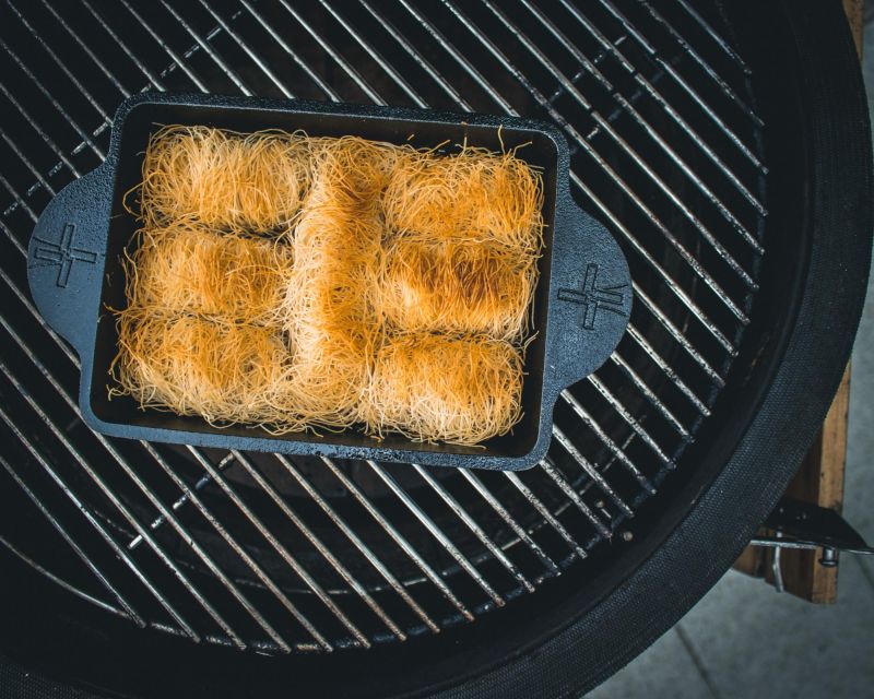 Gusseisen-Auflaufform | Kompakte Backform für Grill & Ofen