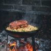 Paella-Pfanne aus Gusseisen | Wok & Pfanne für Grill & Feuer