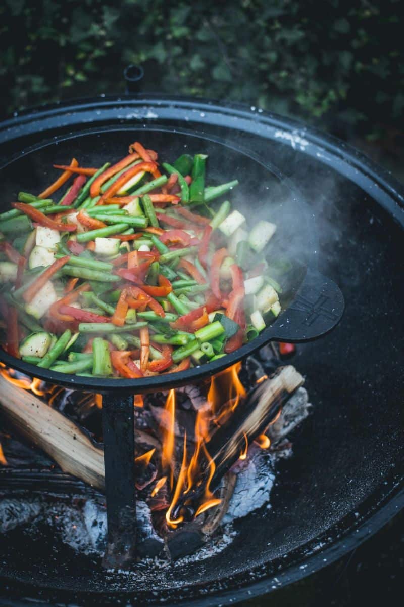 Paella-Pfanne aus Gusseisen | Wok & Pfanne für Grill & Feuer