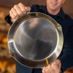 PitmasterX Skillet 12 Zoll mit Griffen – Gusseisenpfanne für Feuer & Grill