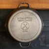 PitmasterX Skillet 12 Zoll mit Griffen – Gusseisenpfanne für Feuer & Grill