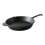 Gusseisenpfanne mit Stielgriff | S–XL für Grill, Herd & Ofen