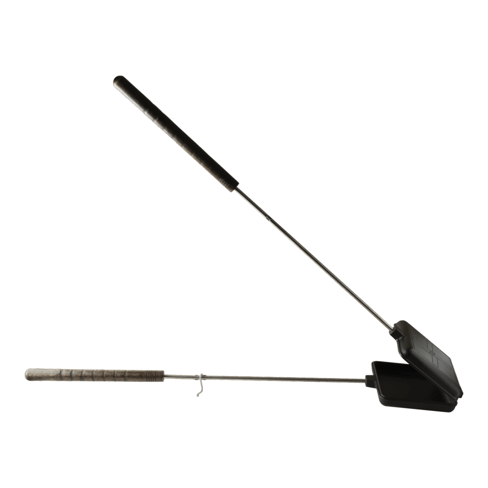 Sandwicheisen | Pie Iron mit langem Griff für Lagerfeuer & Grill