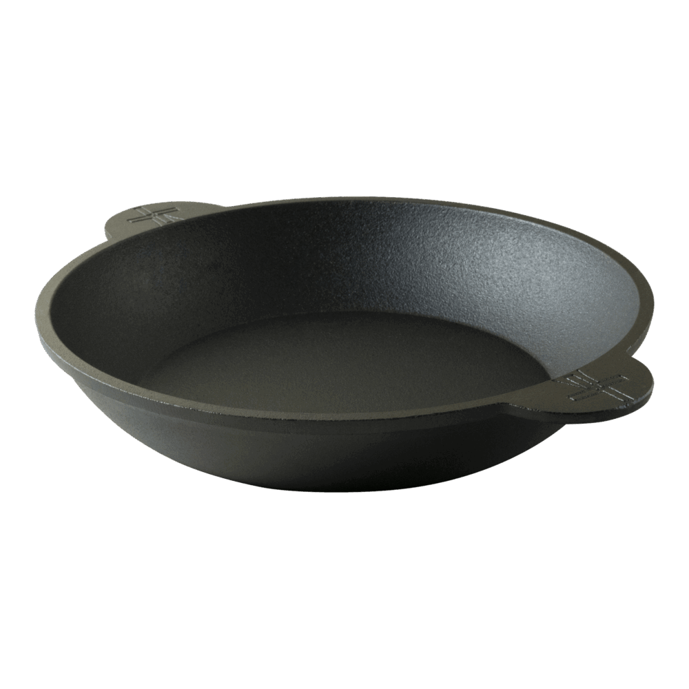 Paella-Pfanne aus Gusseisen | Wok & Pfanne für Grill & Feuer