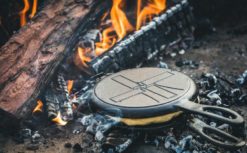 Gusseisen-Waffeleisen | Waffeln vom Grill & Feuer