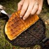 Gusseisen-Waffeleisen | Waffeln vom Grill & Feuer